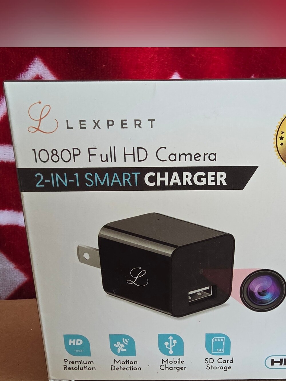 2-in-1 Camera Security Nanny Cam / Phone Charger